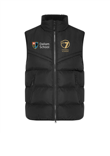 Show details for Dallam School Chevron Puffer Gilet - Youth