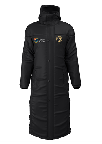 Show details for Dallam School Touchline Bench Coat - Adult