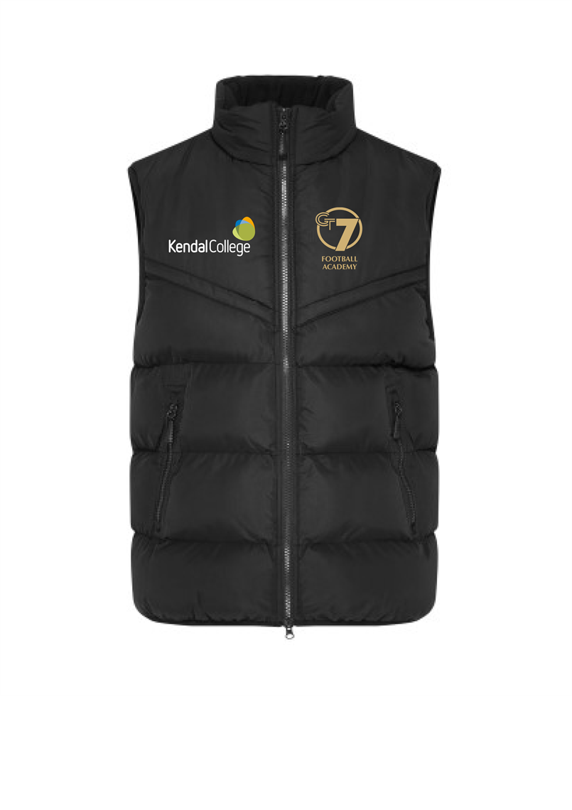 Show details for Kendal College Chevron Puffer Gilet - Youth